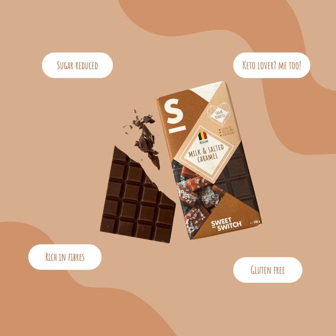 Milk Chocolate & Salted Caramel 100 g