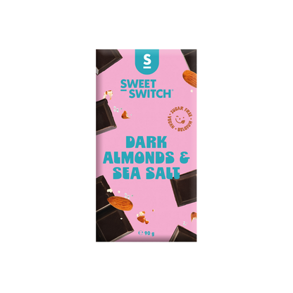 Dark, Almonds & Sea Salt 90 g