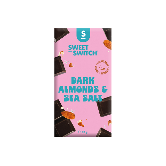Dark, Almonds & Sea Salt 90 g