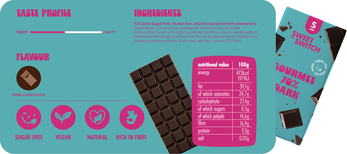 Gourmet 70% Dark 90 g 
