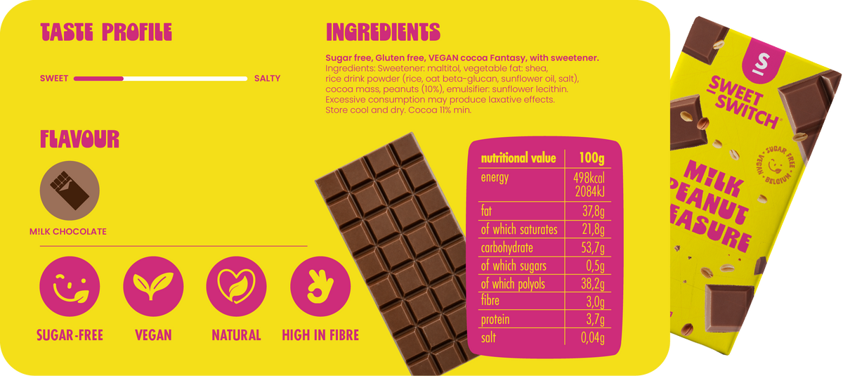 M!lk Peanut Pleasure 90 g