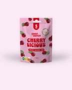 Sweet Switch Cherry Licious packaging on a white background sugar free