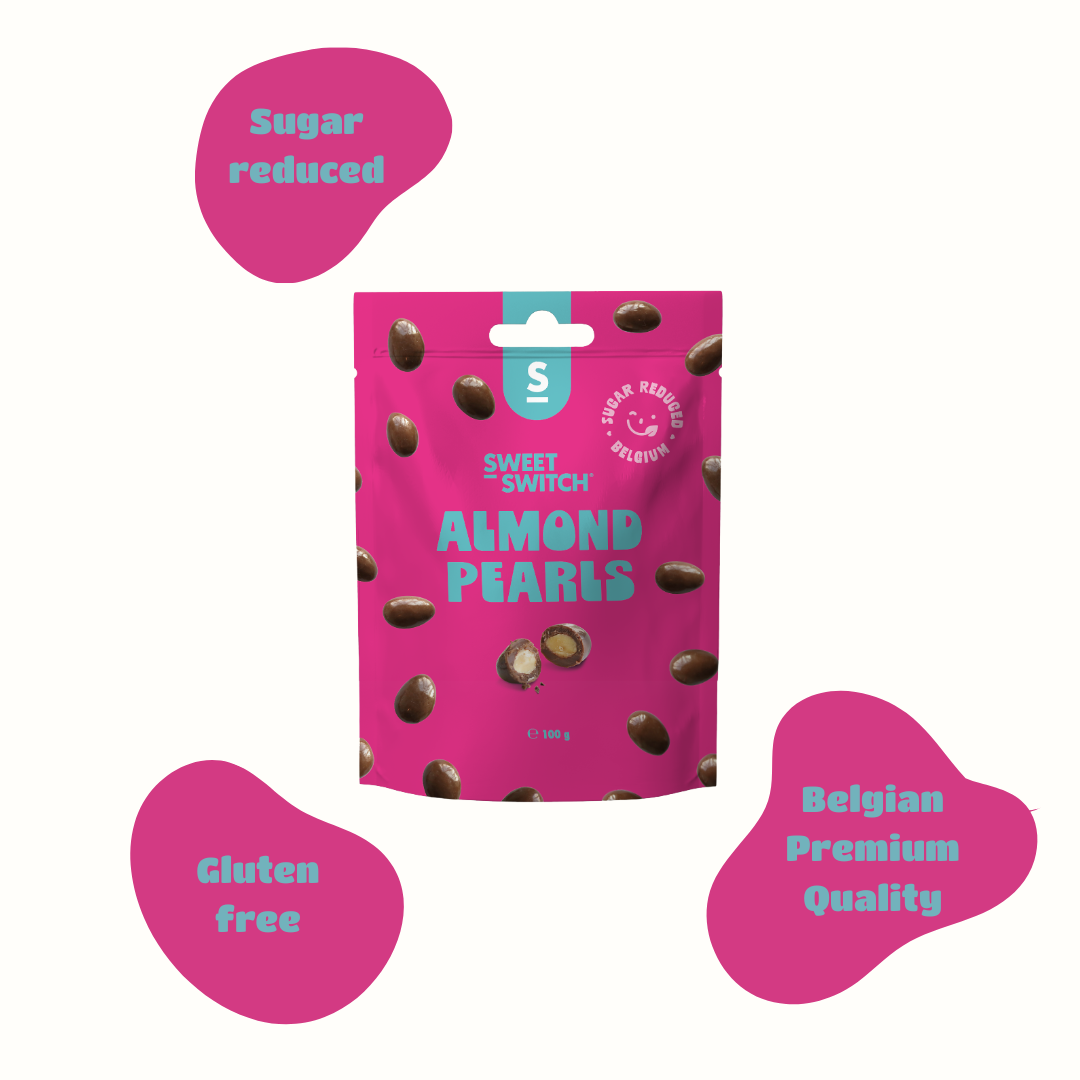 BOX - 12 x Almond Pearls 100 g