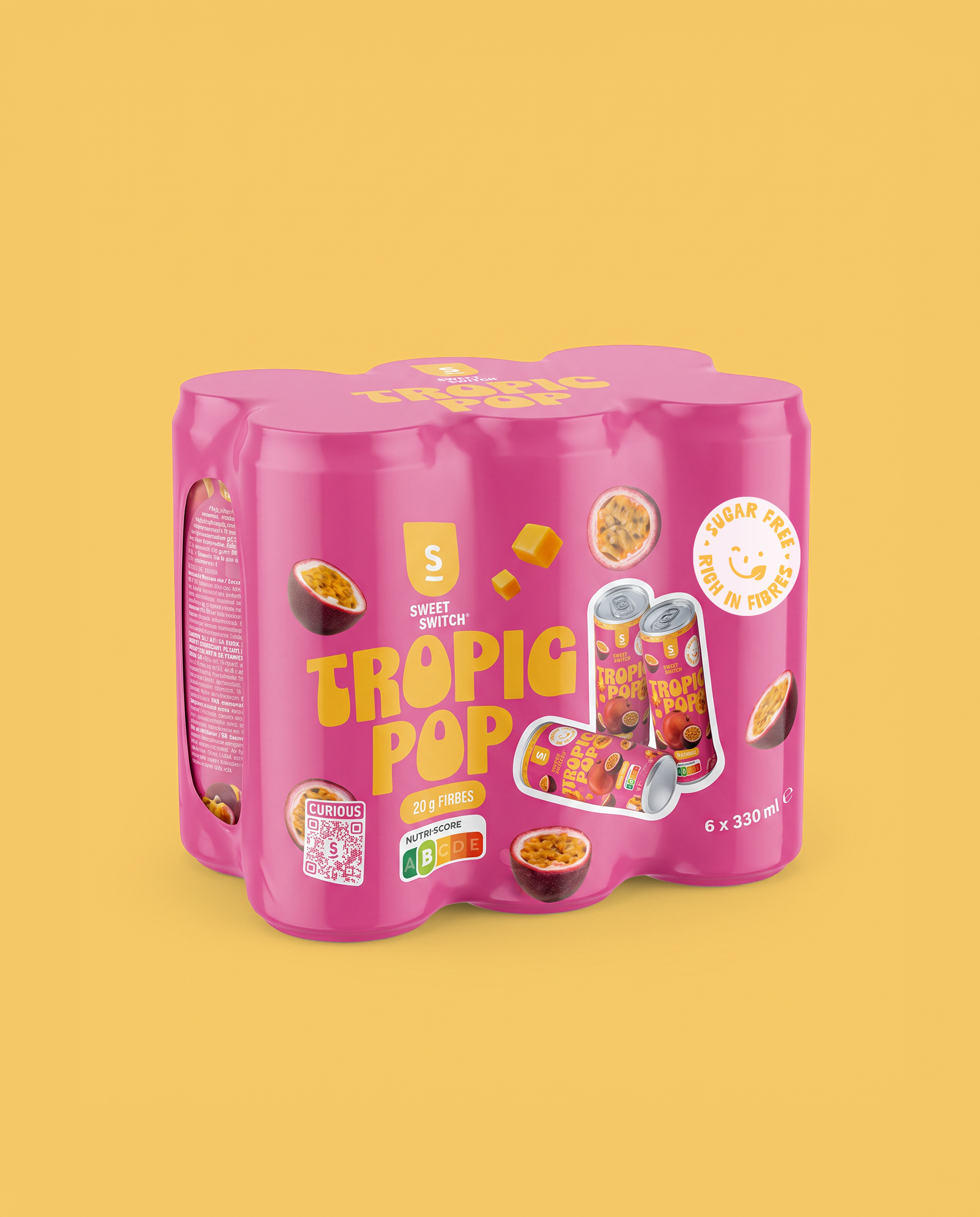 6-PACK - 6 x Tropic Pop 330 ml